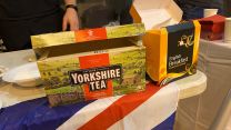 Commonwealh Day Celebration at Baker Barracks, Thorney Island -Yorkshire Tea, from England 14032022 CREDIT BFBS