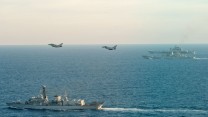 Royal Navy & RAF Russian Navy Escort