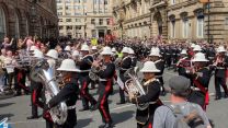 Crowds gathered for a weekend of events marking the Battle of the Atlantic, in Liverpool 28052023 CREDIT BFBS.jpeg