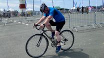 Cycling stage of the Royal Marines Rehabilitation Triathlon event 23062022 CREDIT BFBS.jpg 
