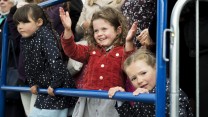 The audience at the naming ceremony of HMS PRINCE OF WALES