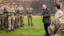 Defence Secretary visits 3 SCOTS as they deploy south in support of Operation Pitting, the UK's mission to evacuate people from Afghanistan 