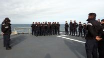 Echo's ship's company hold a service of remembrance for the Arctic Convoys 20092021 CREDIT Royal Navy MOD.jpg