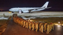 British Soldiers Arrive At Estonia's Amari Airbase 