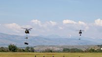 Two thousand members of the British Army have deployed with international partners on the exercise in North Macedonia (picture MOD).