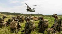 The 3,000 NATO troops carried out joint training to build their capabilities and relationships (picture: MOD).