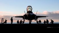 F-35B lands on the deck of HMS Prince of Wales for the first time in June (Picture: RAF). F-35B has landed on the deck of HMS Prince of Wales for the first time in June 14062021 Credit RAF.jpg