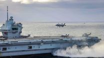 F35B landing on HMS Queen Elizabeth on the coast of Norway during Nato command 09112023 CREDIT Royal Navy, Nato