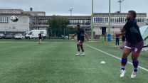 Firing a pass out during UKAF training before IDRC in France