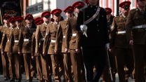 Freedom Parade in York, Queen’s Own Yeomanry (QOY) marched through the streets 02042022 MOD Crown Copyright 2022/Cpl Becky Brown RLC.jpg 