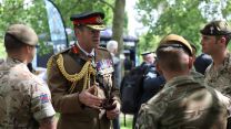 General Mark Carleton-Smith CBE, seen here talking to personnel at the National Memorial Arboretum 14062022 CREDIT MOD Crown Copyright.jpg