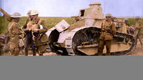 General Odlum giving instructions to a machine gunner (Picture: The Vimy Foundation).
