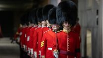 Grenadier Guards members form up ahead of a final full dress rehearsal as a part of Operation London Bridge 13092022 CREDIT MOD Crown Copyright.jpg