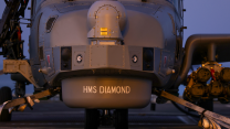 HMS Diamond flight deck (Picture: Royal Navy)
