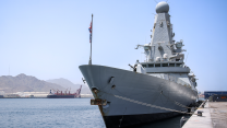 HMS Diamond on Red Sea deployment (Picture: Royal Navy) 