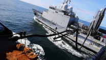 HMS Dragon on Ex Catamaran CREDIT Royal Navy