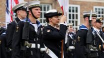 Servicemen and women marched through the centre of Bristol as HMS Prince of Wales Freedom of the City of Bristol 10062023 CREDIT Royal Navy.jpg