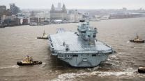HMS Prince of Wales arrives in Liverpool (Picture: Royal Navy).