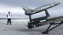 HMS Prince of Wales crew with Fixed-wing drone 24092021 Credit Royal Navy.jpg