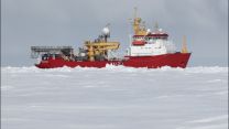 HMS Protector as seen on her Arctic research and survey expedition (Picture: Royal Navy).