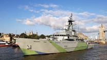 HMS Severn welcomed into the Royal Navy arrived in the Pool of London 27082021 CREDIT Royal Navy.jpg 