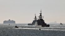 HMS Spey and HMS Tamar leave HMNB Portsmouth to be forward deployed in the Indo-Pacific Region 
