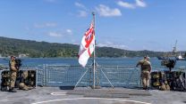 HMS Spey during inaugural visit to India visiting Port Blair in the Bay of Bengal 23112023 CREDIT HMS Spey