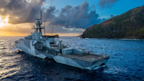 HMS Tamar spent five days in and around the tiny Pacific island of Pitcairn helping to protect its environment