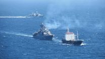 HMS Westminster monitors Russian destroyer Vice Admiral Kulalov and tanker Vyazma during refuelling 06092022 CREDIT Royal Navy.jpg