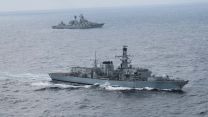HMS Westminster watching the Russian RFN Cruiser Marshal Ustinov 06092022 CREDIT Royal Navy.jpg