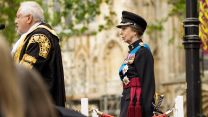 HRH The Princess Royal stands on the dais at the freedom of the city parade in York 19052022 CREDIT MOD Crown Copyright.jpg