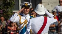 His Royal Highness, The Earl of Wessex HRH reviewing the parade in Gibraltar 09062022 CREDIT MOD Crown Copyright.jpg