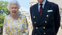 The Queen and the Duke of Edinburgh pictured in Windsor Castle's quadrangle in 2020 (Picture: PA Images/Alamy Stock Photo). The Queen and the Duke of Edinburgh pictured in Windsor Castle's quadrangle in 2020 (Picture: PA Images/Alamy Stock Photo).