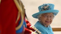 The Queen smiling during the 2018 Trooping the Colour (Picture: Reuters/Simon Dawson/Alamy Stock Photo). The Queen smiling during the 2018 Trooping the Colour (Picture: Reuters/Simon Dawson/Alamy Stock Photo).