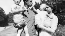 A young Prince Charles and Princess Anne with their parents in the garden at Clarence House (Picture: © Keystone Press Agency/Keystone USA via ZUMAPRESS.com/Alamy). A young Prince Charles and Princess Anne with their parents in the garden at Clarence House (Picture: © Keystone Press Agency/Keystone USA via ZUMAPRESS.com/Alamy).