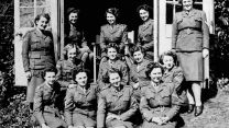 Princess Elizabeth (top, centre) in a group photograph with Senior and Junior Non Commissioned Officers on her course at No 1 MTTC at Camberley, Surrey in 1945 (Picture: PA Images/Alamy Stock Photo). Princess Elizabeth (top, centre) in a group photograph with Senior and Junior Non Commissioned Officers on her course at No 1 MTTC at Camberley, Surrey in 1945 (Picture: PA Images/Alamy Stock Photo).