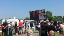 Screening the Royal Wedding at RAFP100FEST