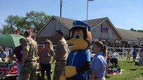 Paw Patrol's Skye and Chase meet families at RAFP100FEST