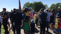 Paw Patrol's Skye and Chase meet families at RAFP100FEST