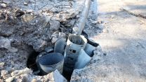 The aftermath of a shelling attack in Piatykhatky, Kharkiv, northeastern Ukraine (Picture: Ukrinform/Alamy Stock Photo).