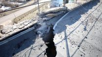 The aftermath of a shelling attack in Piatykhatky, Kharkiv, northeastern Ukraine (Picture: Ukrinform/Alamy Stock Photo).