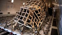 Image ID 2MKMR66 Tactical vehicles, bound for Ukraine, are secured inside a commercial aircraft during a security assistance mission at Dover Air Force Base 20012023 CREDIT Alamy EXP 23112024