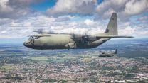 Images from a 47 Squadron C130 flying in close formation with C130s during QPJ Flypast Rehearsal 24052022 CREDIT MOD Crown Copyright.jpg