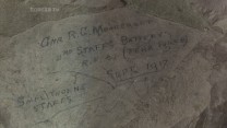 First World War graffiti remains engraved into the tunnel walls, acting as an insight into the soldiers’ lives who served here. 