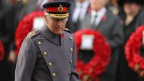 King Charles joining Armed Forces personnel who led nation in Remembrance at the Cenotaph 13112022 CREDIT MOD Crown Copy
