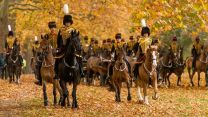 The 41 Gun Salute took place in Green Park, London