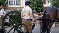 Kings Troop Royal Horse Artillery prepare horses and equipment prior to ceremonial rehearsals 12092022 CREDIT MOD Crown Copyright.jpg
