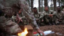 England Footballers Endure Royal Marines Boot Camp 