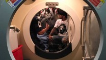 Lewis Hamilton goes onboard HMS Middleton