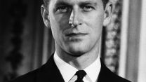 The then-Lieutenant Philip Mountbatten, in Royal Navy uniform in 1947 (Picture: Everett Collection/Alamy).